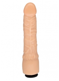 Телесная насадка в форме фаллоса для трусиков с плугом - 19,3 см. - LOVETOY (А-Полимер) - купить с доставкой в Подольске