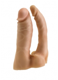 Двойная насадка для страпона Харнесс - 15 см. - LOVETOY (А-Полимер) - купить с доставкой в Подольске