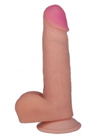 Реалистичный дилдо на присоске ART-Style №28 - 18 см. - Art-Style