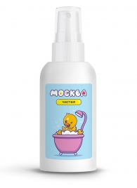 Антибактериальный спрей для очистки секс-игрушек с ароматом дыни  Москва Чистая  - 100 мл. - Москва - купить с доставкой в Подольске
