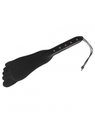 Чёрная хлопалка-ступня - 34,5 см. - Sitabella - купить с доставкой в Подольске