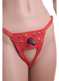 Красные трусики со штырьком - Sitabella - купить с доставкой в Подольске