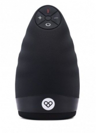 Черный вибромастурбатор для мужчин с подогревом - Pink Vibe - в Подольске купить с доставкой