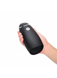 Черный перезаряжаемый мастурбатор для мужчин Pink Vibe - Pink Vibe - в Подольске купить с доставкой