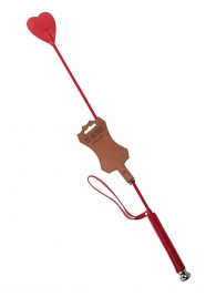 Стек с красным наконечником-сердечком - 70 см. - Sitabella - купить с доставкой в Подольске