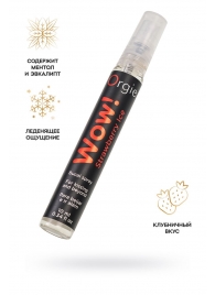 Оральный спрей ORGIE Wow! Strawberry Ice Blowjob Spray с охлаждающим и возбуждающим эффектом - 10 мл. - ORGIE - купить с доставкой в Подольске