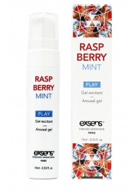 Возбуждающий гель Raspberry Mint с ароматом малины и мяты - 15 мл. - Exsens - купить с доставкой в Подольске