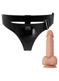 Телесная насадка на поясе со стыковочной платформой Jerry - 21,8 см. - Baile - купить с доставкой в Подольске