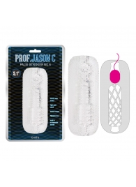 Прозрачный текстурированный мастурбатор Palm Stroker No.6 - Chisa - в Подольске купить с доставкой