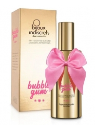 Гель с ароматом жвачки Bubblegum 2-in-1 Scented Silicone Massage And Intimate Gel - 100 мл. - Bijoux Indiscrets - купить с доставкой в Подольске
