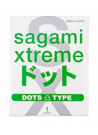 Презерватив Sagami Xtreme Type-E с точками - 1 шт. - Sagami - купить с доставкой в Подольске