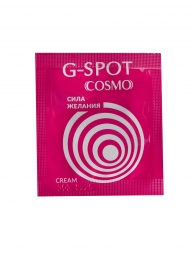 Стимулирующий интимный крем для женщин Cosmo G-spot - 2 гр. - Биоритм - купить с доставкой в Подольске