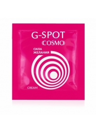 Стимулирующий интимный крем для женщин Cosmo G-spot - 2 гр. - Биоритм - купить с доставкой в Подольске