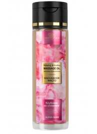 Массажное масло «Клубника со сливками» - 250 мл. - БиоМед - купить с доставкой в Подольске