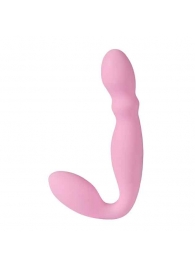 Розовый безремневой вибрострапон - 17,8 см. - SHEQU - купить с доставкой в Подольске