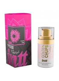 Возбуждающий гель Golden Chups с малиновым ароматом - 17 мл. - INTT - купить с доставкой в Подольске