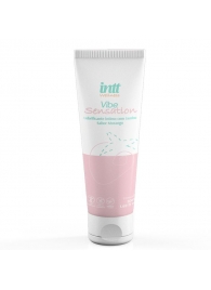 Лубрикант на водной основе Vibe Sensation с клубничным вкусом и легким вибрирующим эффектом - 50 гр. - INTT - купить с доставкой в Подольске