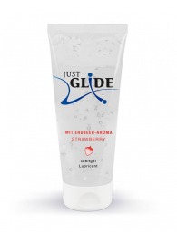 Лубрикант на водной основе Just Glide Strawberry с ароматом клубники - 200 мл. - Orion - купить с доставкой в Подольске
