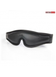 Черная сплошная гладкая маска на глаза - Notabu - купить с доставкой в Подольске