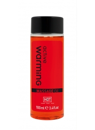 Массажное масло для тела Warming - 100 мл. - HOT - купить с доставкой в Подольске