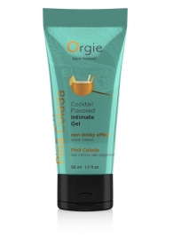 Съедобный интимный гель Orgie Lube Tube Cocktail Pina Colada - 50 мл. - ORGIE - купить с доставкой в Подольске