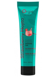Съедобный интимный гель Orgie Lube Tube Cocktail Strawberry Mojito - 100 мл. - ORGIE - купить с доставкой в Подольске