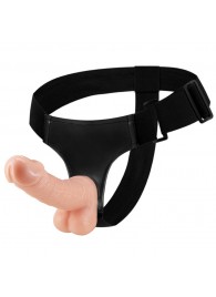 Фаллоимитатор-реалистик на трусиках - 18 см. - Baile - купить с доставкой в Подольске