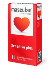 Презервативы Masculan Sensitive plus - 10 шт. - Masculan - купить с доставкой в Подольске
