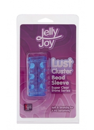 Голубая насадка с шипами и шишечками LUST CLUSTER - Dream Toys - в Подольске купить с доставкой