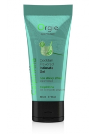 Съедобный интимный гель Orgie Lube Tube Cocktail Caipirinha - 50 мл. - ORGIE - купить с доставкой в Подольске