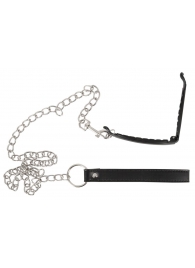 Зажим для половых губ с поводком Pussy Clamp With A Leash - Orion - купить с доставкой в Подольске