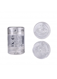 Прозрачный двусторонний мастурбатор Joy Cup - анус и рот - Erokay - в Подольске купить с доставкой