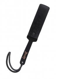 Черный кожаный пэддл - 37 см. - Pecado - купить с доставкой в Подольске