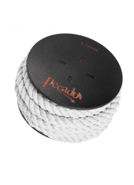 Белая веревка для шибари на катушке - 5 м. - Pecado - купить с доставкой в Подольске