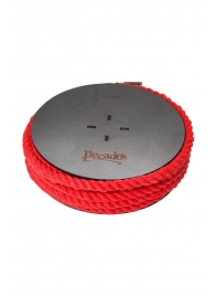 Красная веревка для шибари на катушке - 10 м. - Pecado - купить с доставкой в Подольске