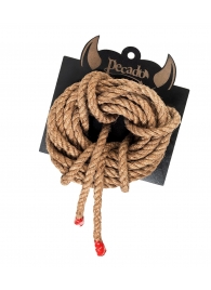 Джутовая веревка для шибари - 5 м. - Pecado - купить с доставкой в Подольске