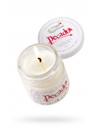 Массажная свеча Caramel   Popcorn - 35 мл. - Pecado - купить с доставкой в Подольске