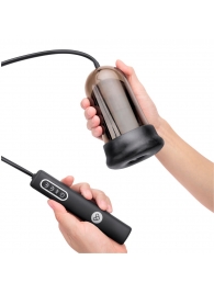 Мастурбатор с вибрацией Head Stroking - Pink Vibe - в Подольске купить с доставкой