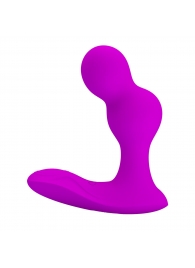 Лиловый вибростимулятор простаты Terrance с пультом ДУ - Baile - в Подольске купить с доставкой