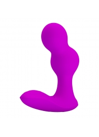 Лиловый вибростимулятор простаты Terrance с пультом ДУ - Baile - в Подольске купить с доставкой