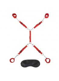 Красная фиксация на матрас Classic Bedspreader - Lux Fetish - купить с доставкой в Подольске