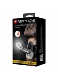 Черная насадка на пенис с 12 режимами вибрации Jammy - Baile - в Подольске купить с доставкой