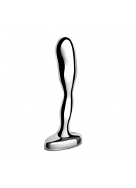 Стальной стимулятор простаты Stainless Steel Prostate Plug - 11,5 см. - b-Vibe - в Подольске купить с доставкой