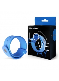 Голубой эрекционный ремешок-утяжка - 1137 - в Подольске купить с доставкой