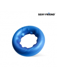 Синее эрекционное кольцо без вибрации - 1137 - в Подольске купить с доставкой