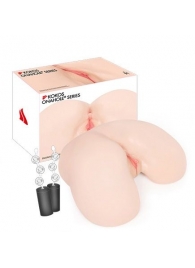 Мастурбатор-полуторс с двойным слоем материала и вибрацией Maria Onahole Real Vagina - KOKOS - в Подольске купить с доставкой