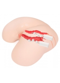 Мастурбатор-полуторс с двойным слоем материала и вибрацией Maria Onahole Real Vagina - KOKOS - в Подольске купить с доставкой