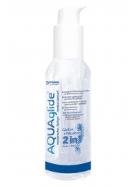 Вагинальная смазка 2-в-1 на водной основе AQUAglide - 125 мл. - Joy Division - купить с доставкой в Подольске