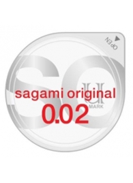 Ультратонкий презерватив Sagami Original - 1 шт. - Sagami - купить с доставкой в Подольске