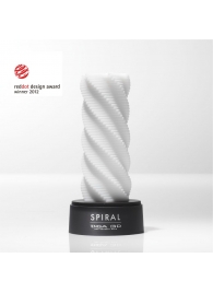 Белый 3D мастурбатор SPIRAL - Tenga - в Подольске купить с доставкой